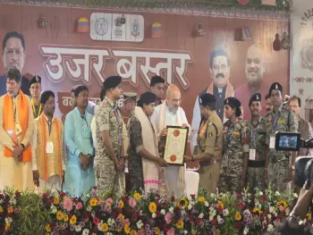 बस्तर में पहली बार मध्य क्षेत्रीय परिषद की बैठक: अमित शाह की मौजूदगी में 4 राज्यों के मुख्यमंत्री जुटे, योगी आदित्यनाथ भी पहुंचे बस्तर में पहली बार मध्य क्षेत्रीय परिषद की बैठक: अमित शाह की मौजूदगी में 4 राज्यों के मुख्यमंत्री जुटे, योगी आदित्यनाथ भी पहुंचे