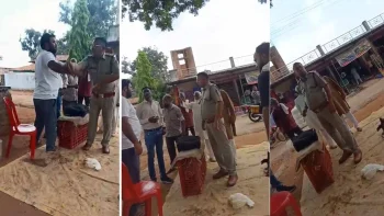 “चेकपोस्ट पर ‘खाकी’ का कहर ! बोरई बाजार में व्यापारी से मारपीट का VIDEO वायरल, थाना प्रभारी पर उठे गंभीर सवाल “चेकपोस्ट पर ‘खाकी’ का कहर ! बोरई बाजार में व्यापारी से मारपीट का VIDEO वायरल, थाना प्रभारी पर उठे गंभीर सवाल
