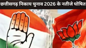 निकाय चुनाव ब्रेकिंग -5 में से 3 नगर पंचायत में भाजपा का कब्ज़ा ; 2 पर कांग्रेस की जीत निकाय चुनाव ब्रेकिंग -5 में से 3 नगर पंचायत में भाजपा का कब्ज़ा ; 2 पर कांग्रेस की जीत