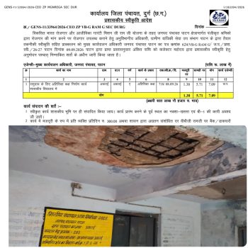 खबर का असर : युवा चैनल न्यूज़ की खबर के बाद जागा शिक्षा विभाग,एक दिन में प्रशासनिक पहल-अकतई स्कूल में नए कक्ष निर्माण को ₹7.09 लाख मंजूर खबर का असर : युवा चैनल न्यूज़ की खबर के बाद जागा शिक्षा विभाग,एक दिन में प्रशासनिक पहल-अकतई स्कूल में नए कक्ष निर्माण को ₹7.09 लाख मंजूर