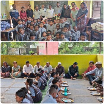 50वें जन्मदिन पर प्रधान पाठक बी.आर. निषाद ने प्राथमिक शाला उमरपोटी में बच्चों के साथ मनाई खुशियां, कराया न्यौता भोज 50वें जन्मदिन पर प्रधान पाठक बी.आर. निषाद ने प्राथमिक शाला उमरपोटी में बच्चों के साथ मनाई खुशियां, कराया न्यौता भोज